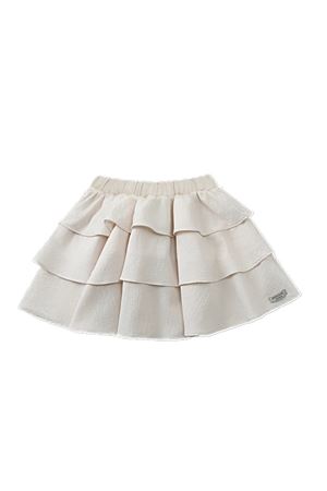 Warm White Willow Skirt DONSJE KIDS | 411160000003
